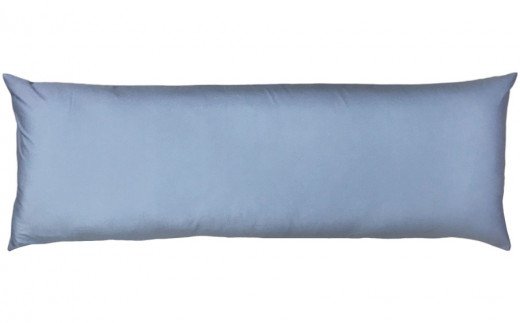 セミダブルサイズ ストレート枕＋枕カバー ブルー2枚付 [2306]