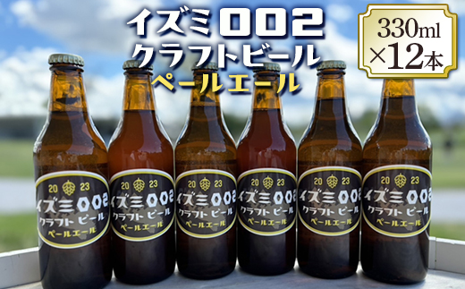 イズミ002クラフトビール ペールエール 330ml×6本×2セット ※2025年2月上旬～3月下旬頃に順次発送 ※離島への配送不可