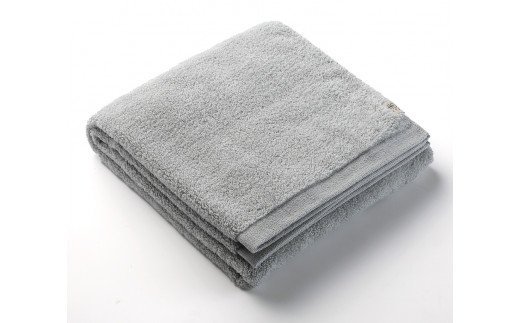 アメリカ産 超長綿 ふわふわ バスタオル 1枚 グレー色 [1326]