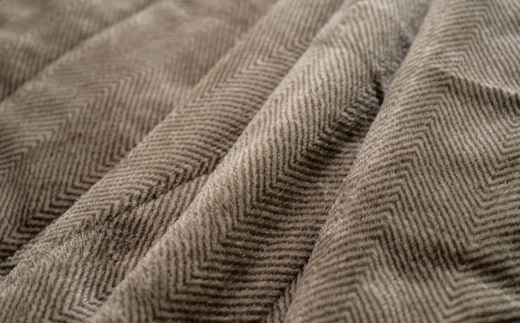 日本製あったか毛布ふとんと敷パットの掛敷セット　シングルサイズ　ブラウン色　FNS-023