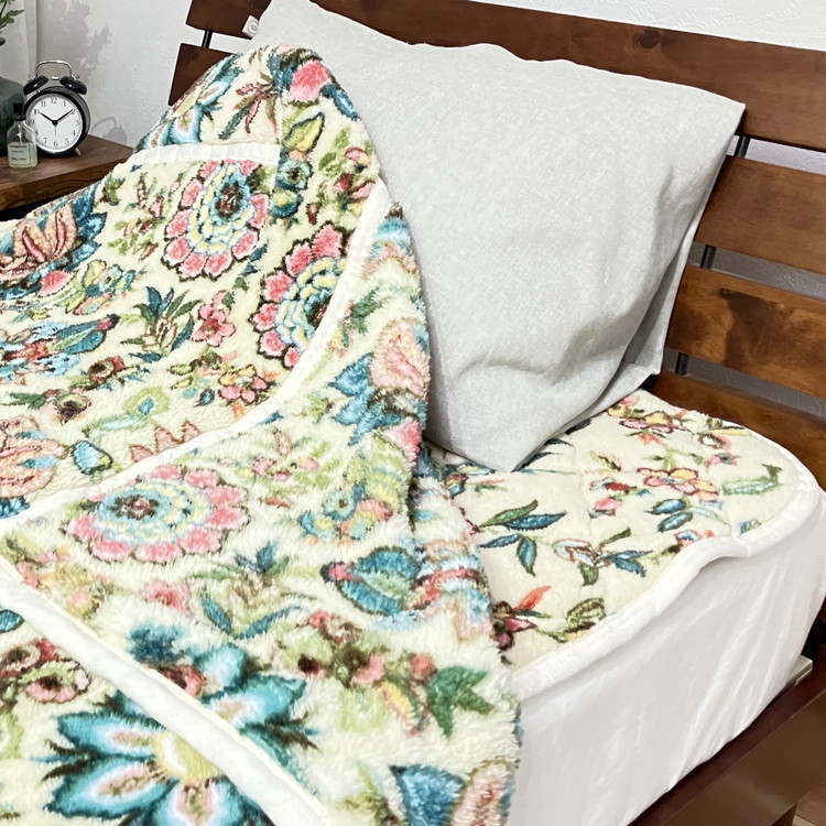 吸湿発熱ホットテックス®あったか毛布と敷パッド 1セット 【シングル】 SH-3671S＋3672PS ｜ 布団 日本 泉大津 防寒 保温 快眠 快適 熟睡 寝具 洗え