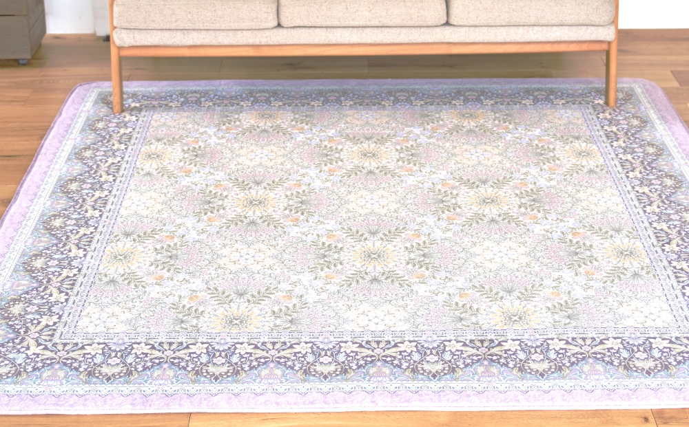 【訳あり 数量限定】ファインペイント カーペット 1枚 【正方形】 190×190cm SH-3602S