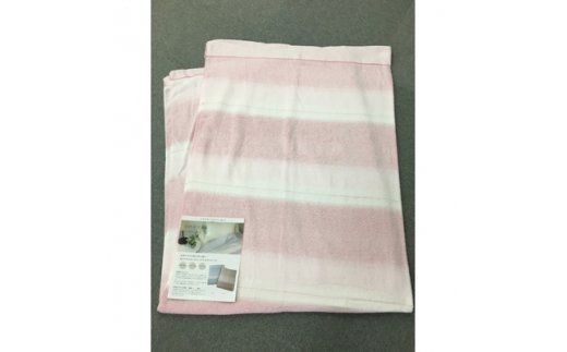 泉州産タオルの タオルケット シングルサイズ ピンク系 ルカ [0735]