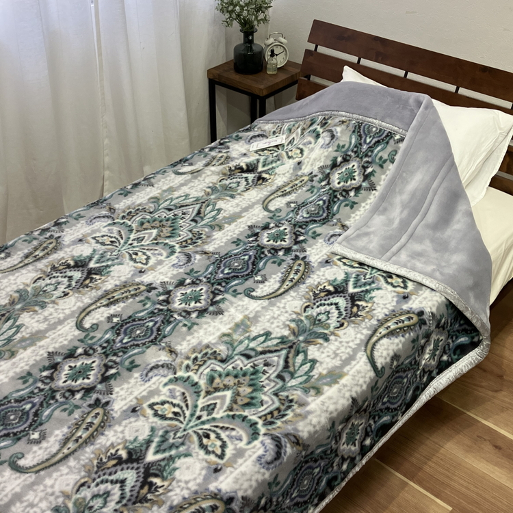 日本製 新合繊アクリル マイヤー毛布 シングル （2枚合わせ毛布） 1枚 N-M-5701