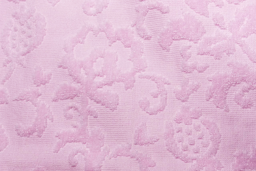 快適触感 ジャガードタオルケット シングルサイズ ピンク ビロードの様ななめらかな風合いと上品な肌触り KW11526 [4823]