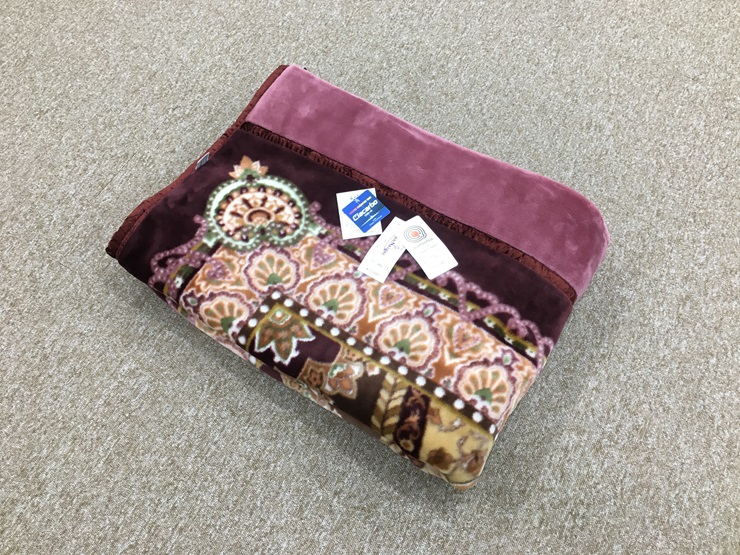 日本製 アクリル マイヤー毛布 シングル ピンク 1枚 (新合繊2枚合わせ毛布)N-YO-2700PI [3664]