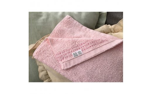 オーガニックコットン バスタオル 2枚組 ピンク 約60×120cm通常サイズ [0559]