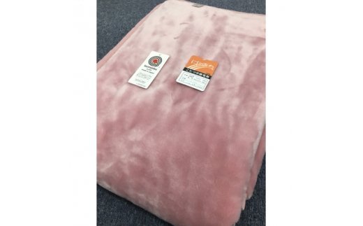日本製 ニューマイヤーこたつ中掛け 毛布 190×240cm長方形 ピンク 1枚 6188 [2087]