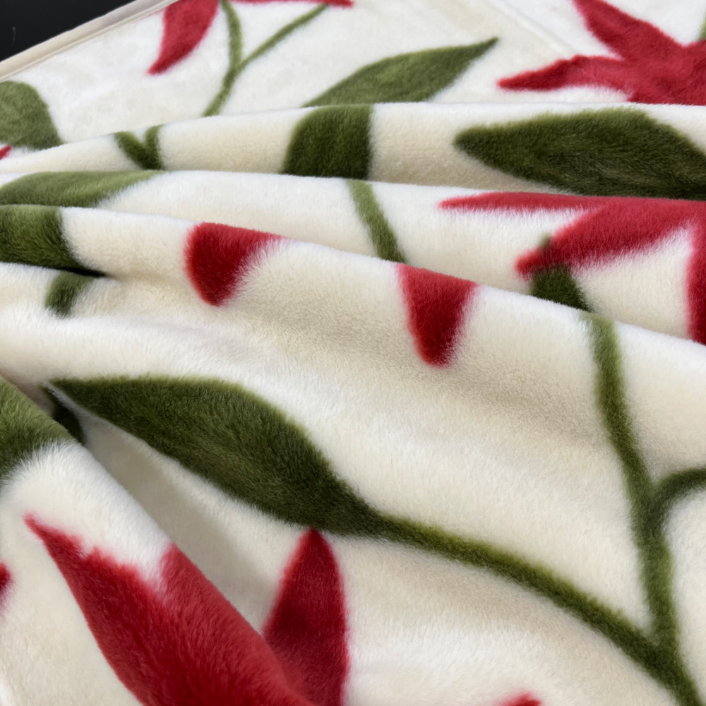 軽くて暖か！日本製シビラ フローレス ニューマイヤー毛布 シングルサイズ ベージュ SM20701 [2678]