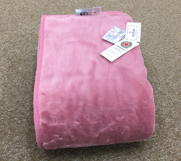 日本製 丸洗いOK マイヤー毛布 シングル ピンク 1枚 (ニューマイヤー毛布)MO-321PI [3674]