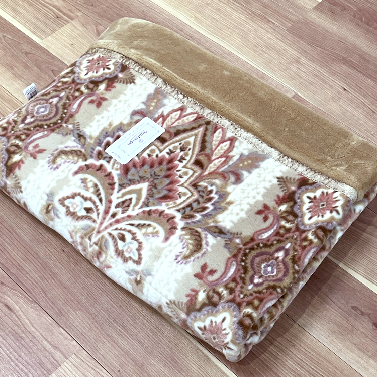 日本製 新合繊アクリル マイヤー毛布 シングル （2枚合わせ毛布） 1枚 N-M-5701