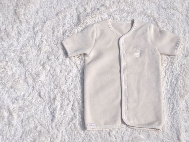 綿毛布 半袖スリーパー(Lサイズ) オーガニック綿使用 2way仕様で暖か 毛布の町(泉大津産) sleeper-hs-organic [1635]