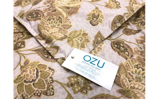 OZU ホワイトダックダウン50%入り ウォッシャブル羽毛ハーフケット 約100×150cm OZF-47 [1600]