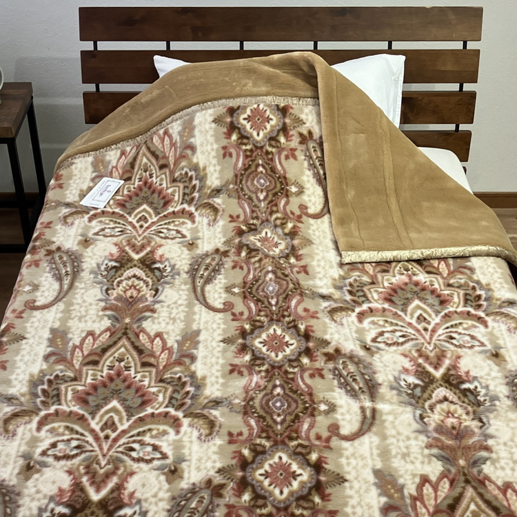 日本製 新合繊アクリル マイヤー毛布 シングル （2枚合わせ毛布） 1枚 N-M-5701