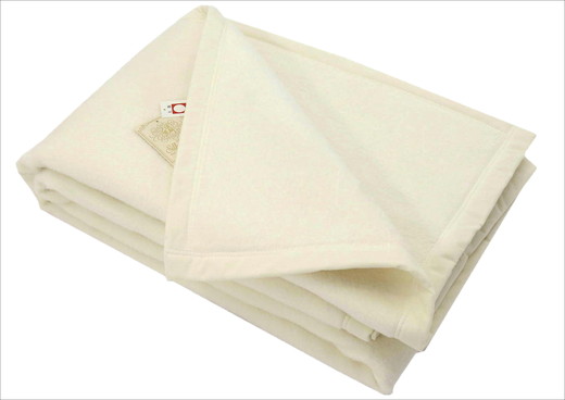 三井毛織 手洗いできる しっとり シルク毛布 シングル｜140×200cm 日本製