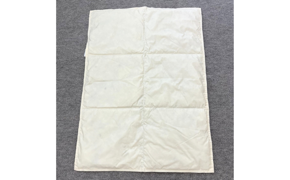 ホワイトダックダウン50%入り 手洗いOK ベビー用羽毛ふとん 約80×105cm BF-50 | 職人手作り 洗える ベビー 羽毛ふとん ホワイトダックダウン 50% 日本製 80×105cm ウォッシャブル ひざ掛け 布団 出産祝い 赤ちゃん 泉大津市産 BF-50 ファクリエ