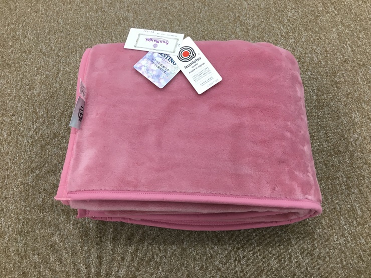 日本製 丸洗いOK マイヤー毛布 シングル ピンク 1枚 (ニューマイヤー毛布)MO-321PI [3674]