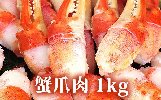 本ボイルズワイ蟹 爪肉 1kg [1619]