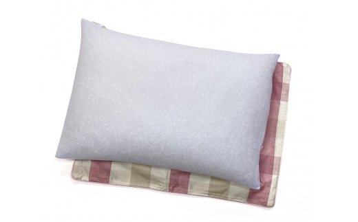 高さ調整簡単 パイプ枕 1個 枕カバー 2枚 ピンク(マドラス) [2280]