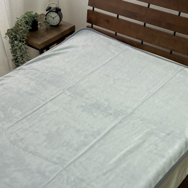 【訳あり】丸洗いOKあったか綿敷毛布（綿マイヤー）ダブル SH-36905PW