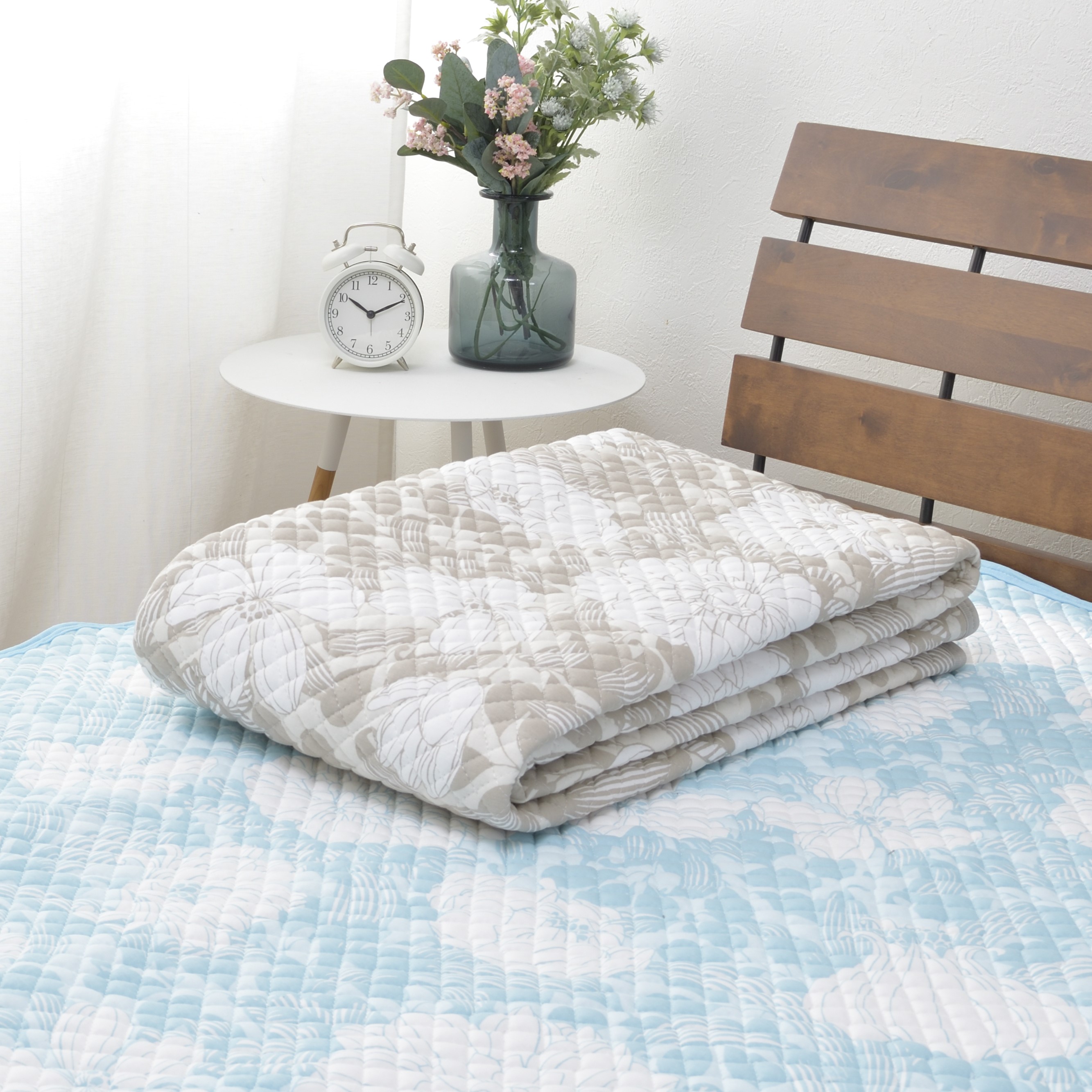 【夏の一押し】タッチクール コットン 敷パッド 1枚 【シングル】100×205cm SN-0709PS