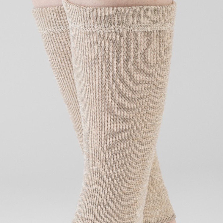 天然の美容繊維 シルクコットン薄手足首ウォーマー フリーサイズ H-LW1201