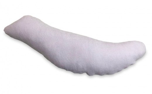 ドルフィン型抱き枕 タオル枕カバー付き ラベンダー [2319]