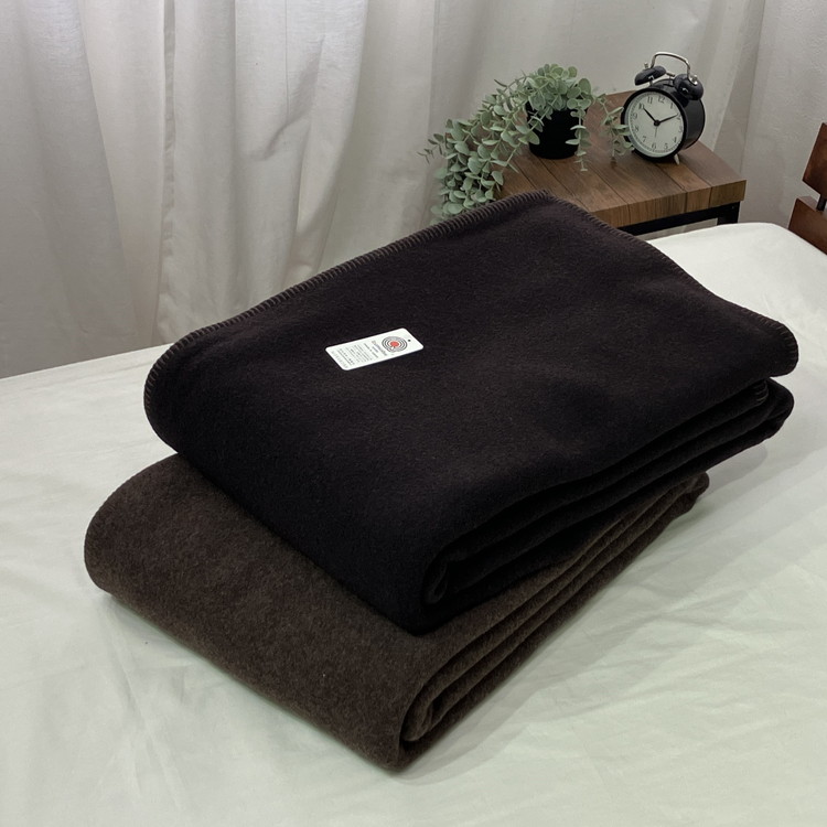 【訳アリ・掘り出し物】カシミヤ混 毛布 シングル 1枚 W-208