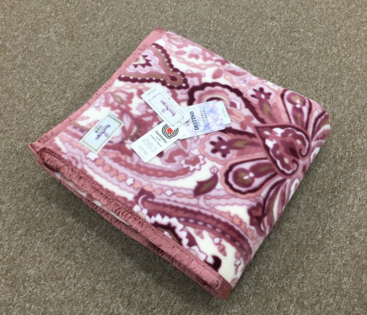 日本製 丸洗いOK 高密度 ニューマイヤー毛布 シングル ピンク 1枚 MO-5053PI [3682]