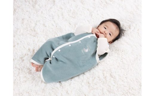 綿毛布スリーパー 2way仕様で暖か (Sサイズ)｜ ベビー キッズ ベストにもロンパースに 永くご使用 快眠 吸水性 保湿性 通気性 子供のことを考えた 縫製 心地良い sleeper-s [2449]