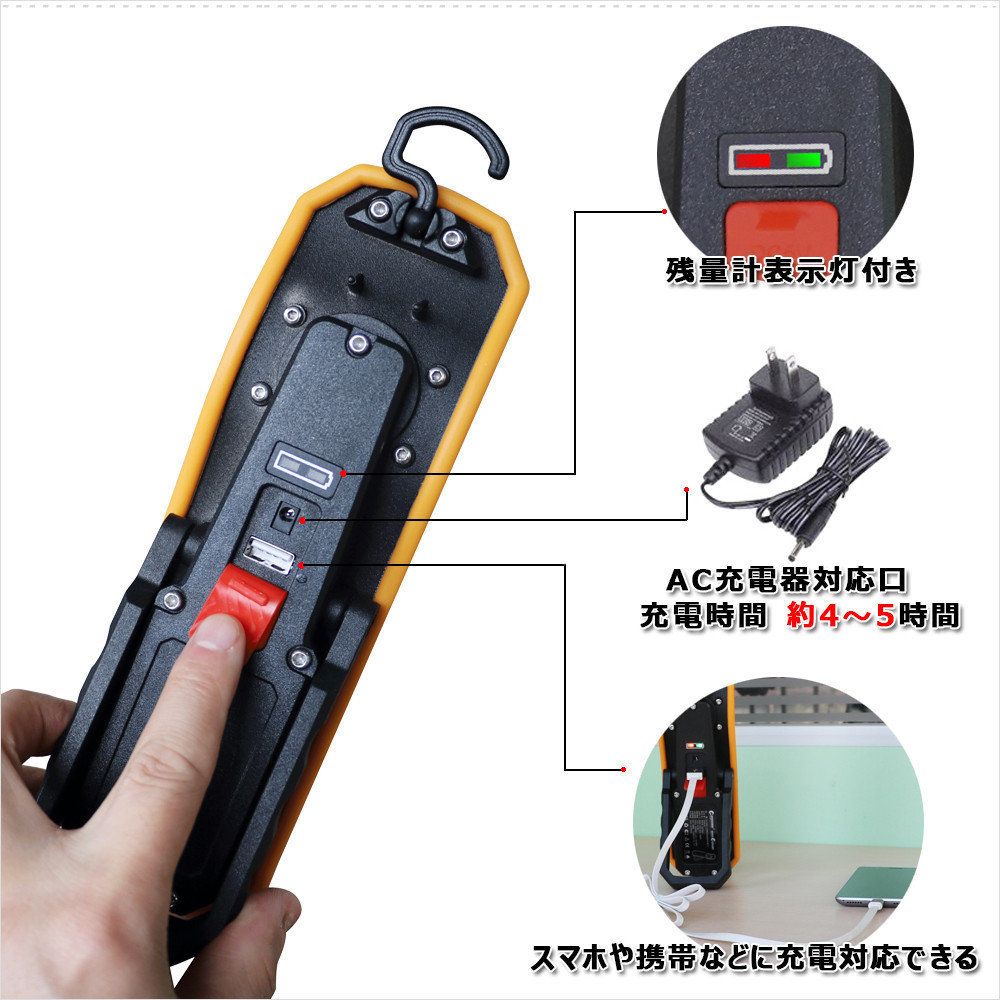 å
é»åŒLED 20W èè¡æ ã¹ãªã å å転ãã㯠120°ã¯ã€ãç
§å° è
°è¢ã«ãå
¥ã ã¹ããçšäžèå©çšå¯ YC-06H