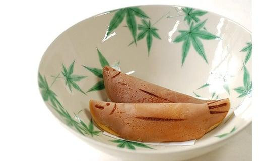 色絵 青もみじ紋大鉢【水間焼伏原窯】