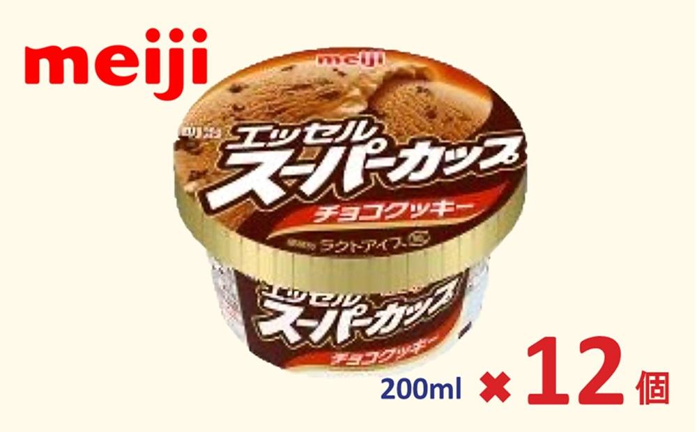 明治 エッセル スーパーカップ チョコクッキー 200ml×12個