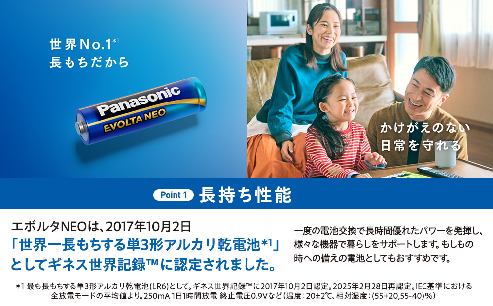 乾電池エボルタNEO 単3形12本パック