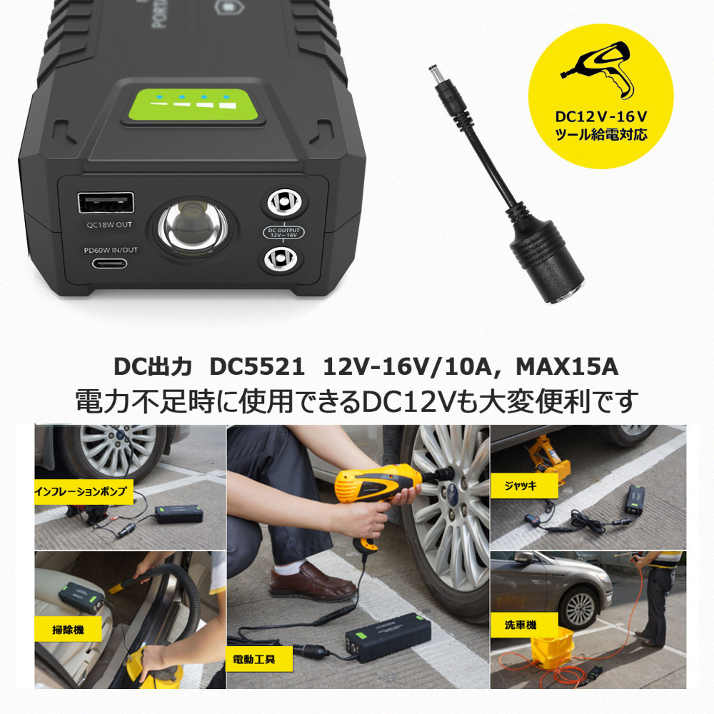 パワフル発電＆蓄電 4点SET 多機能ポータブルバッテリー 折り畳み式ソーラーパネル マグネット付充電式ライト 持ち運び用収納バック CB-B4W74WH05X03W