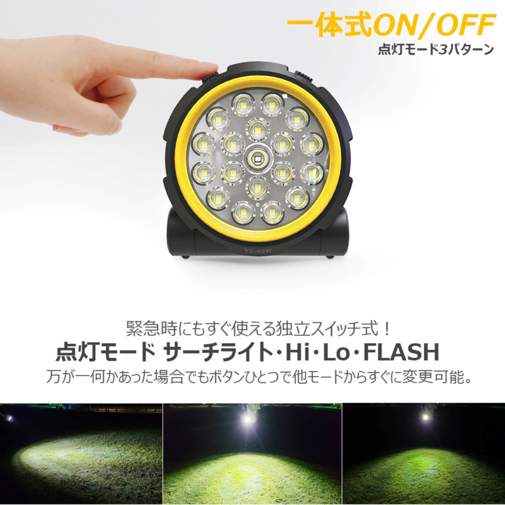 パワフル発電＆蓄電 4点SET 多機能ポータブルバッテリー 折り畳み式ソーラーパネル マグネット付充電式ライト 持ち運び用収納バック CB-B4W74WH05X03W