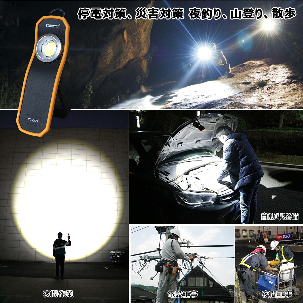 å
é»åŒLED 20W èè¡æ ã¹ãªã å å転ãã㯠120°ã¯ã€ãç
§å° è
°è¢ã«ãå
¥ã ã¹ããçšäžèå©çšå¯ YC-06H