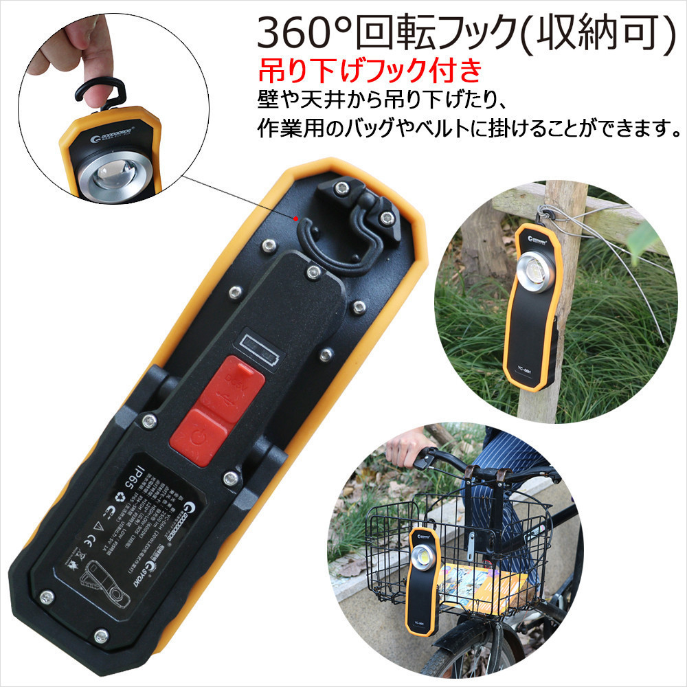 å
é»åŒLED 20W èè¡æ ã¹ãªã å å転ãã㯠120°ã¯ã€ãç
§å° è
°è¢ã«ãå
¥ã ã¹ããçšäžèå©çšå¯ YC-06H