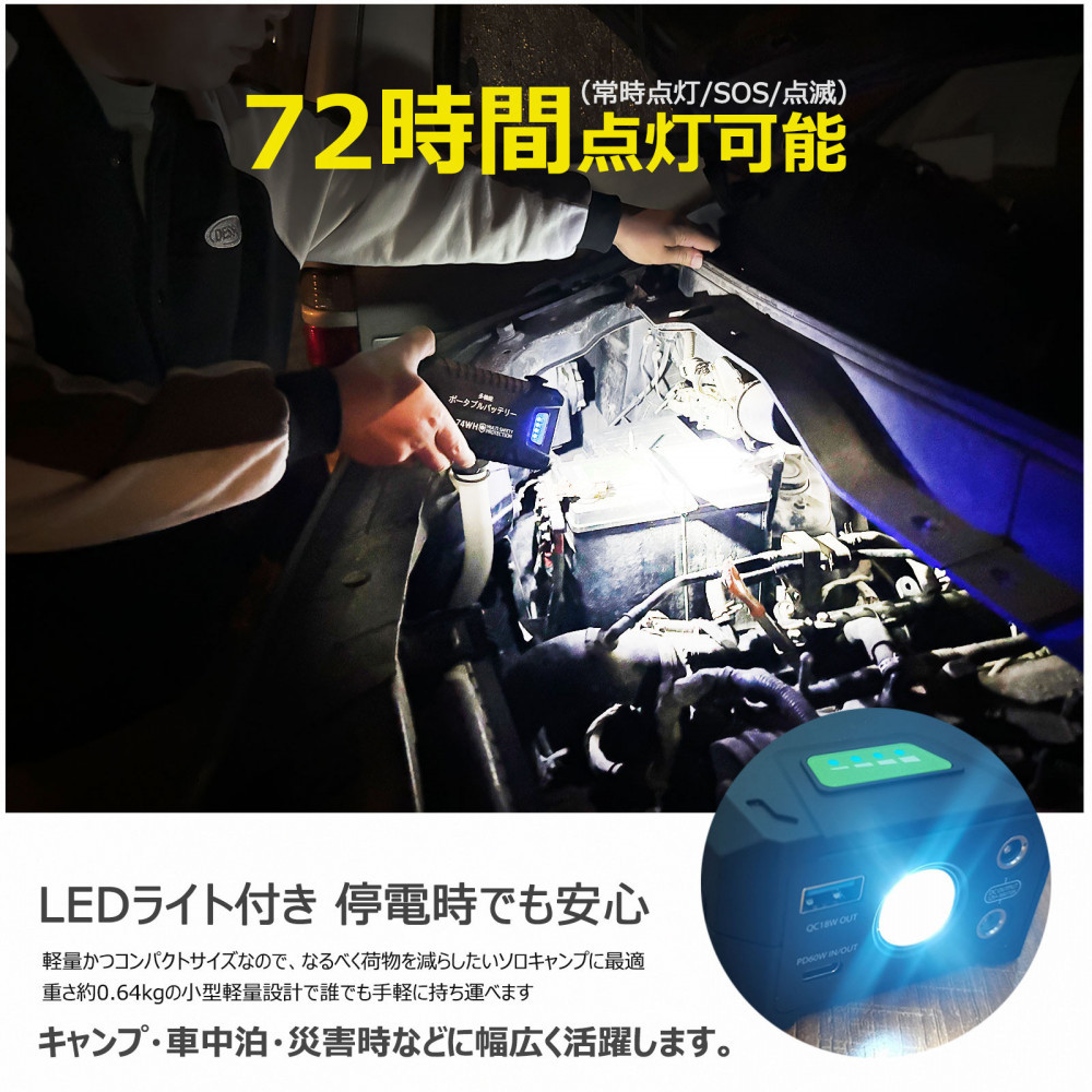 繝昴シ繧ソ繝悶Ν繝舌ャ繝繝ェ繝シ繧ク繝」繝ウ繝励せ繧ソ繝シ繧ソ繝シ讖溯ス謳ュ霈 20000mAh 繝代せ繧ケ繝ォ繝シ讖溯ス謳ュ霈 繝ェ繝√え繝繝昴Μ繝槭シ LED繝ゥ繧、繝井サ 繝上う繝代Ρ繝シ繝舌ャ繝繝ェ繝シ PB-74WH