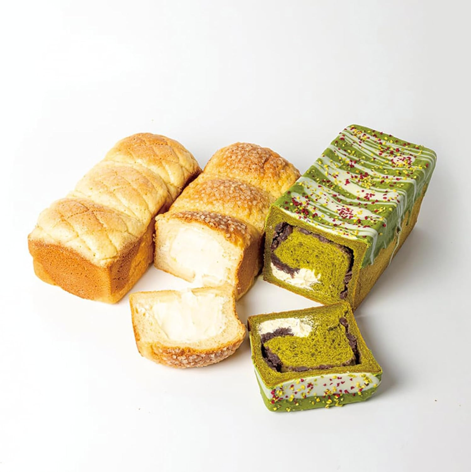 高級食パン 3種3本 食べ比べセット プレミアムシリーズ（メロン食パン／4種のチーズ＆ザクザクシュガー食パン／抹茶あずき＆マスカルポーネ食パン）3本セット メロン チーズ 抹茶