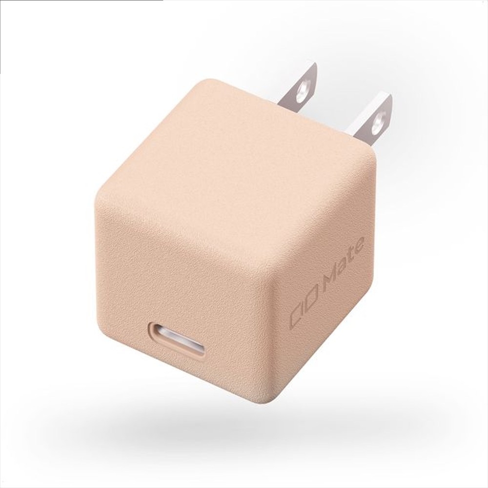 CIO 充電器 小型 急速充電 コンセント タイプC iPhone iPad Android Mate Charger002 シェルピンク｜小型 軽量 おしゃれ 便利 [2693]
