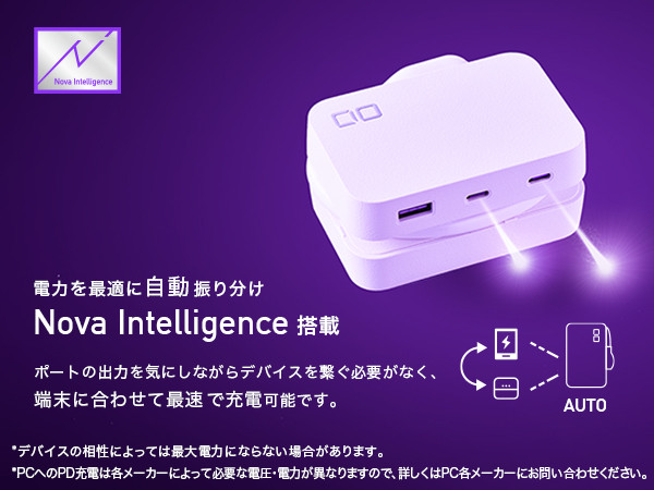CIO 電源タップ (ケーブル＆収納付き)＋USB充電器 Polaris CUBE Built in CABLE ホワイト｜スマホ ノートPC タイプC iPhone Android Macbook iPad Galaxy 持ち運び 旅行 ガジェット 同時充電 [2198]