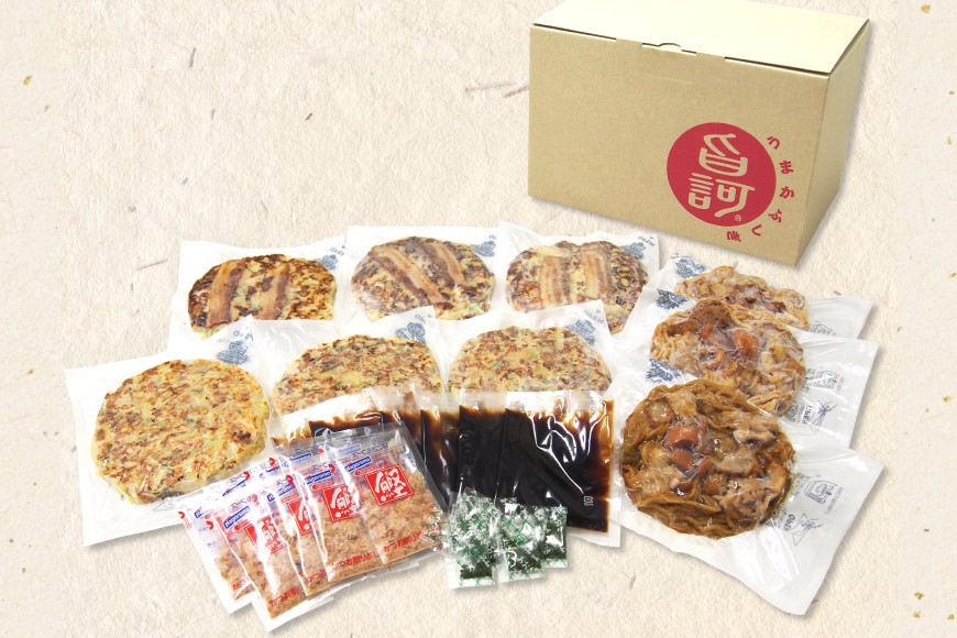 冷凍お好み焼き2種＆焼きそばBOX【MFo-13】[旨訶不思議 大阪府 守口市] [2415]