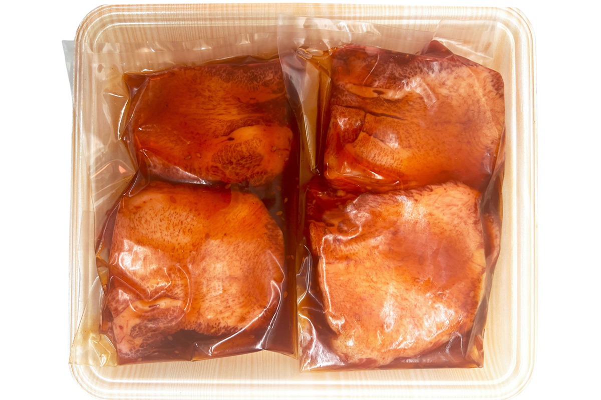 超厚切りやわらかタレ漬けタン｜バーベキュー 肉 食材 スライス 焼肉 冷凍 牛 BBQ お肉 ギフト 肉厚 お取り寄せ 極厚 プレゼント パーティー [2286]