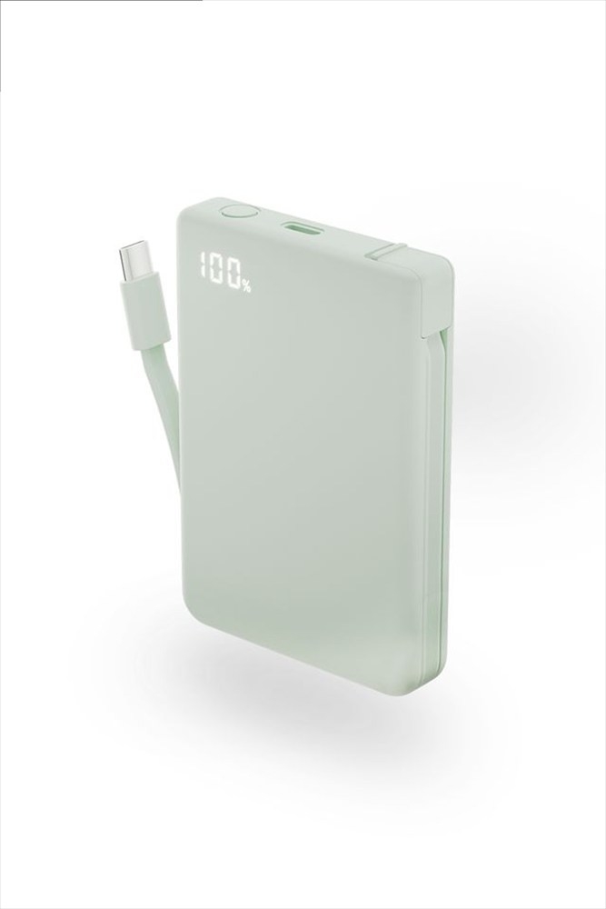 CIO モバイルバッテリー 5000mAh Mate Powerbank 002 カームブルー｜小型 軽量 おしゃれ 便利 [2682]