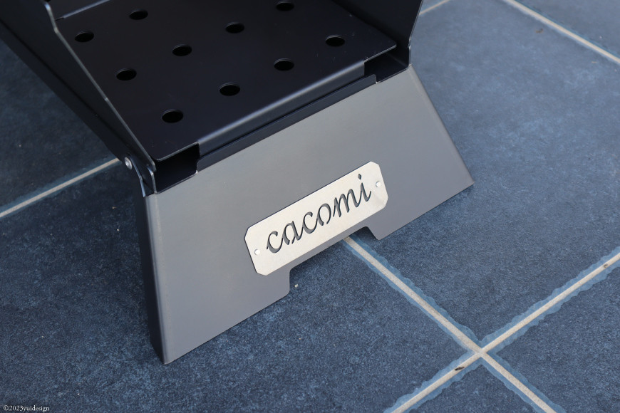[最短15秒で簡単組立] コンロ焚き火台 - cacomi black fire -｜新星金属製作所 大阪府 守口市 [0931]