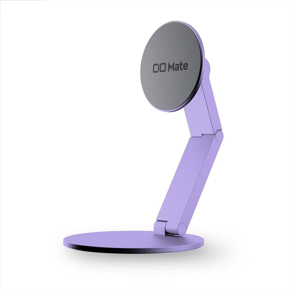 CIO スマホスタンド 卓上 iPhone マグネット式 マグセーフ MagSafe 折りたたみ 角度調整 Mate Magnet Stand エアリーパープル｜小型 軽量 おしゃれ 便利 [2710]