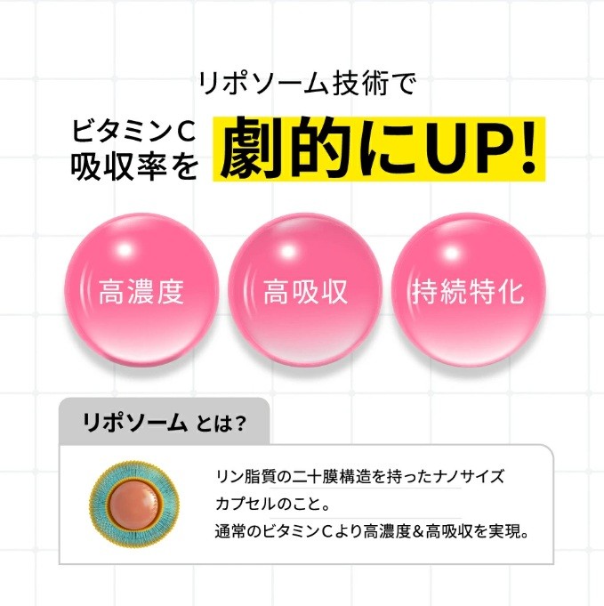 VC リポソーム プラス 1000mg 60粒 プランラボ｜ビタミンC サプリ 高吸収 持続型 VC 1ヶ月分 frimer フィーミィ [2463]