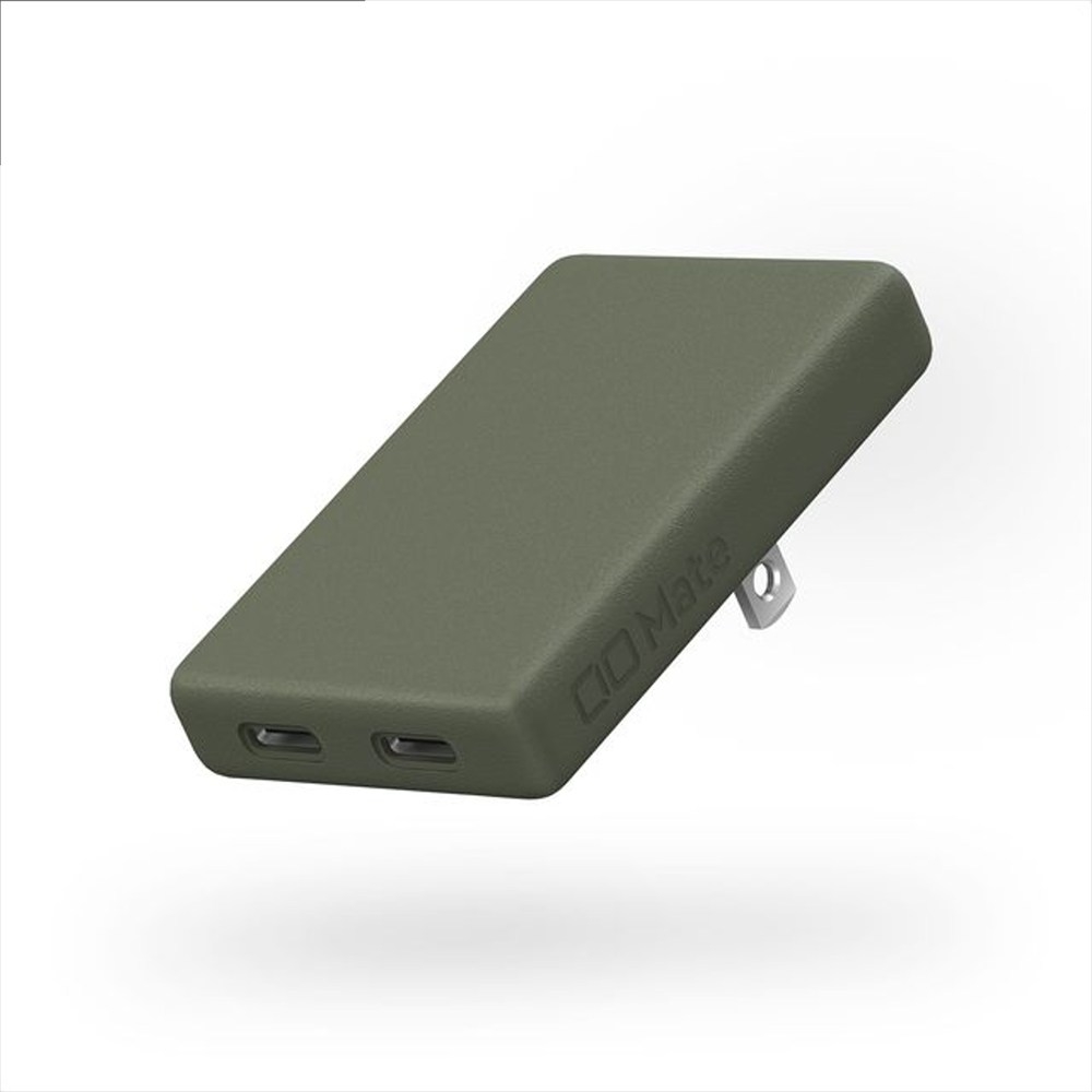 CIO 充電器 小型 急速充電 コンセント タイプC iPhone iPad Mate Charger 003 モスグリーン｜小型 軽量 おしゃれ 便利 [2700]