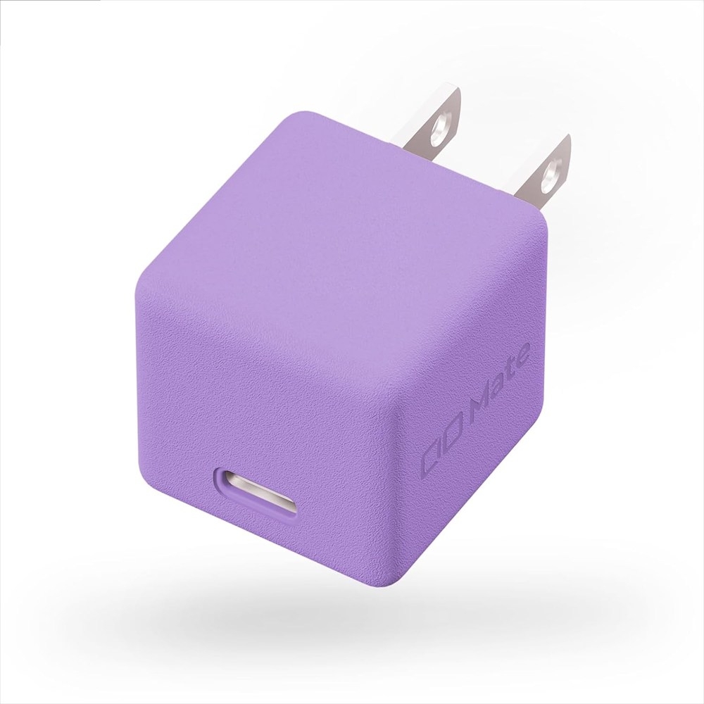 CIO 充電器 小型 急速充電 コンセント タイプC iPhone iPad Android Mate Charger002 エアリーパープル｜小型 軽量 おしゃれ 便利 [2696]